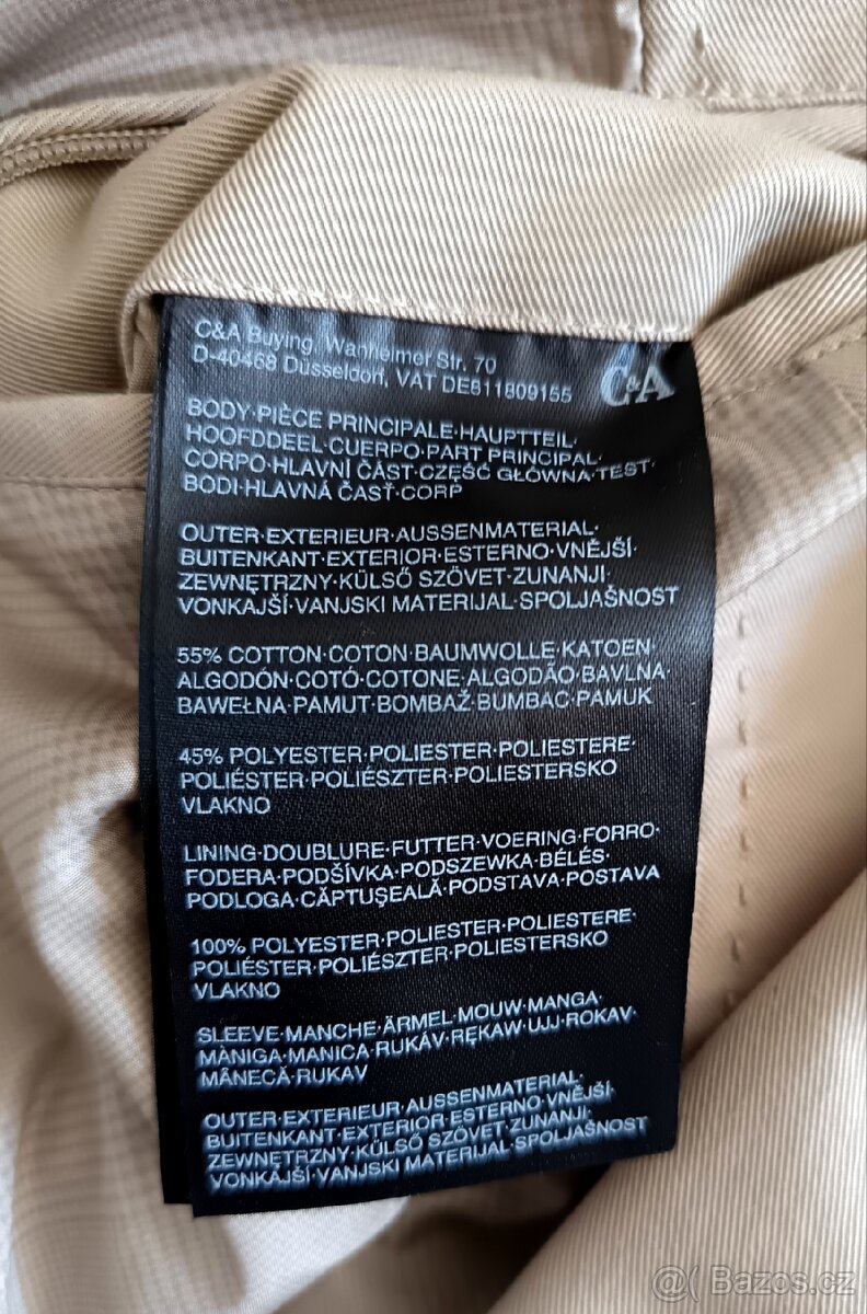 Pánská bunda přechodová C&A nová - 6