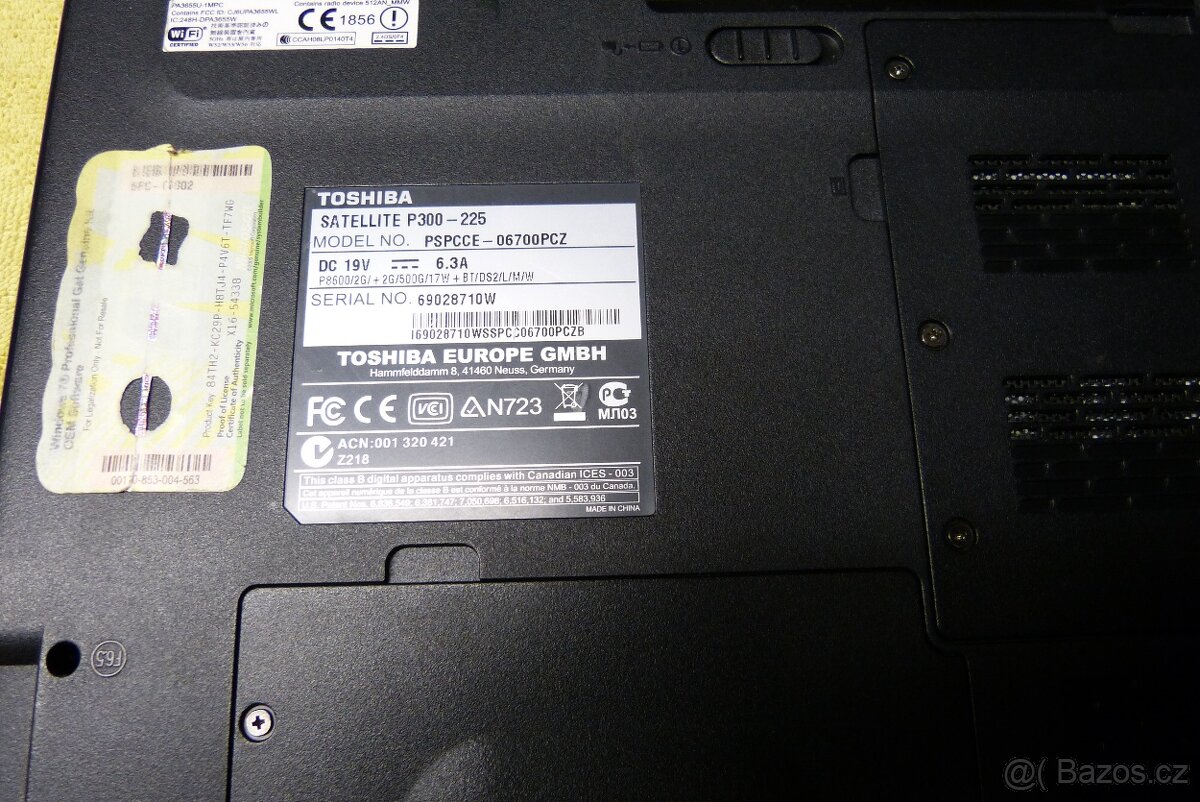 Toshiba P300-225 - 6