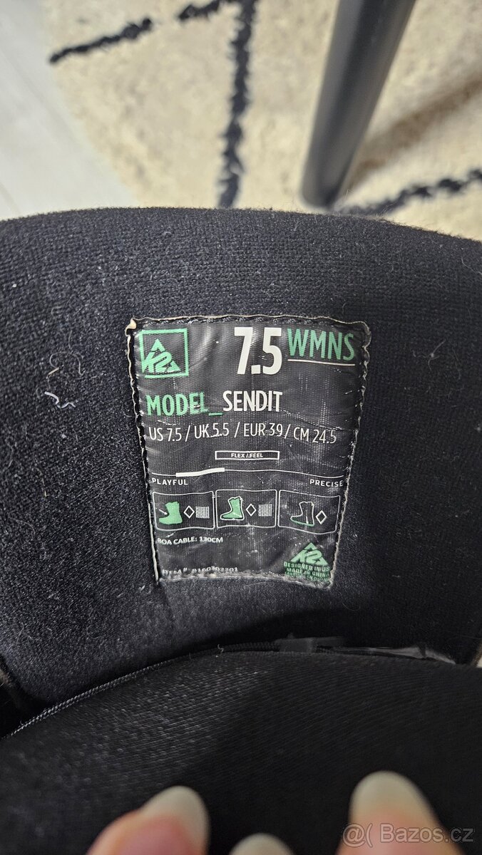 Dámské snowboardové boty K2 Sendit 39 BOA - 6