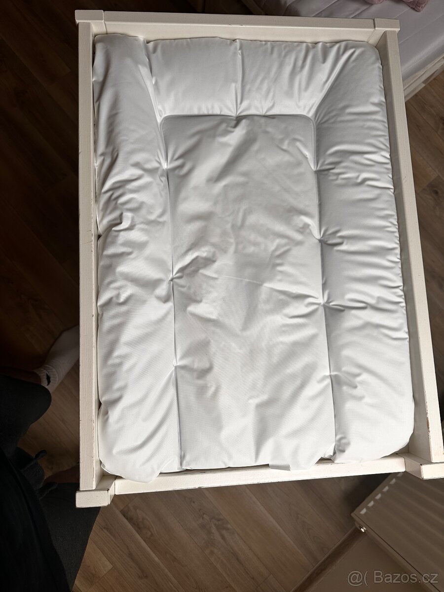 Dětský přebalovací pult, bílý - 6