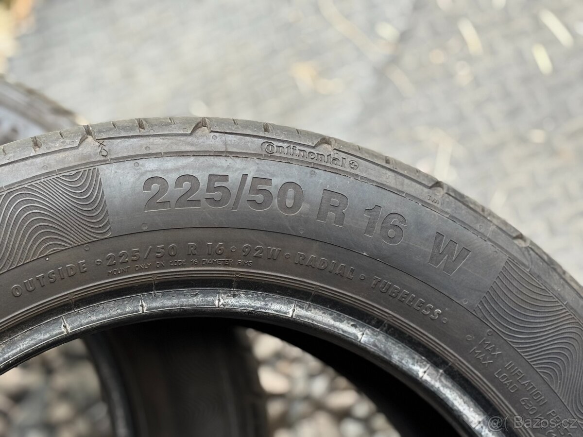 225/50/16 - Continental letní pár pneu - 6