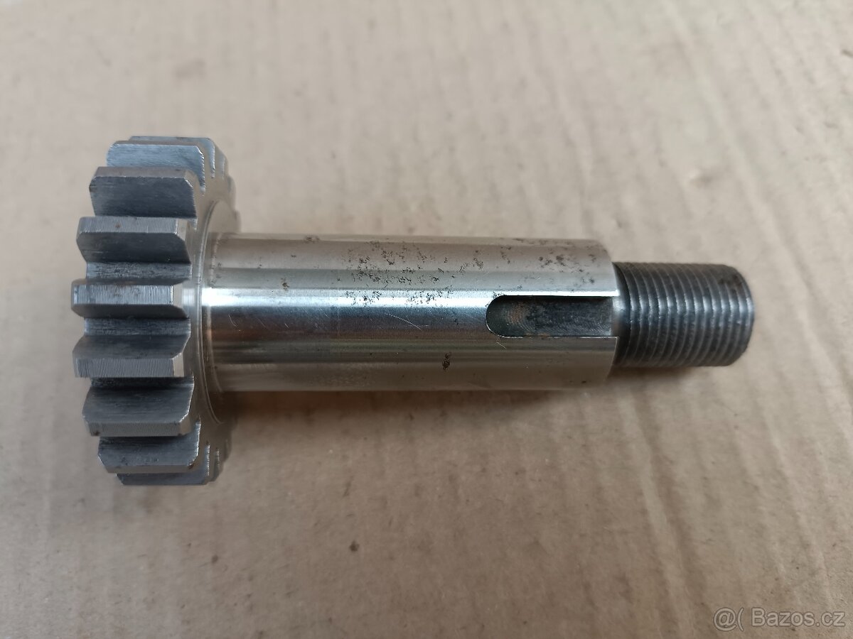 ozubený hřídel převodovky jawa 250 350 výstupní hřídel - 6