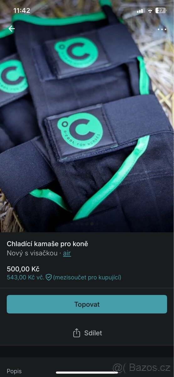 Chladící kamaše pro koně - 6