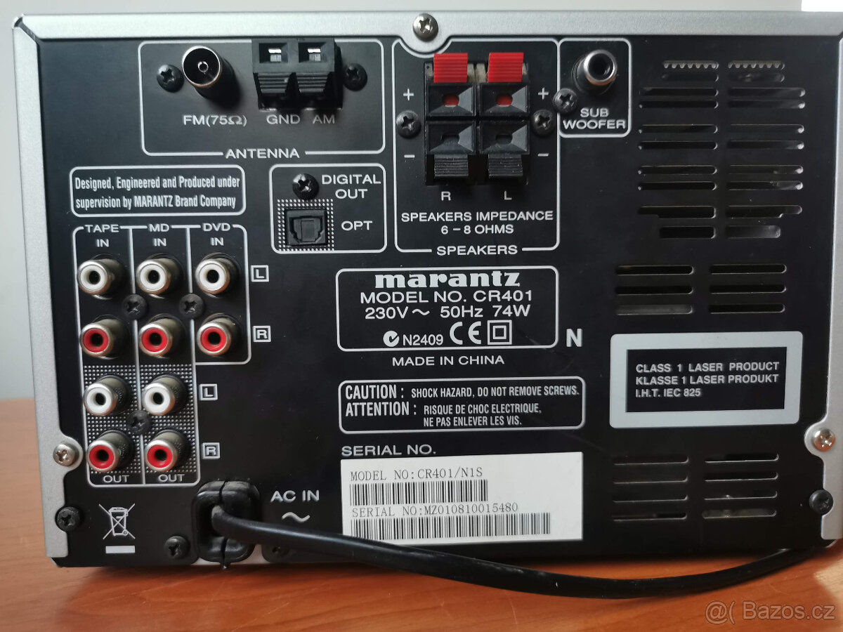 MARANTZ CD Receiver CR401 - 6