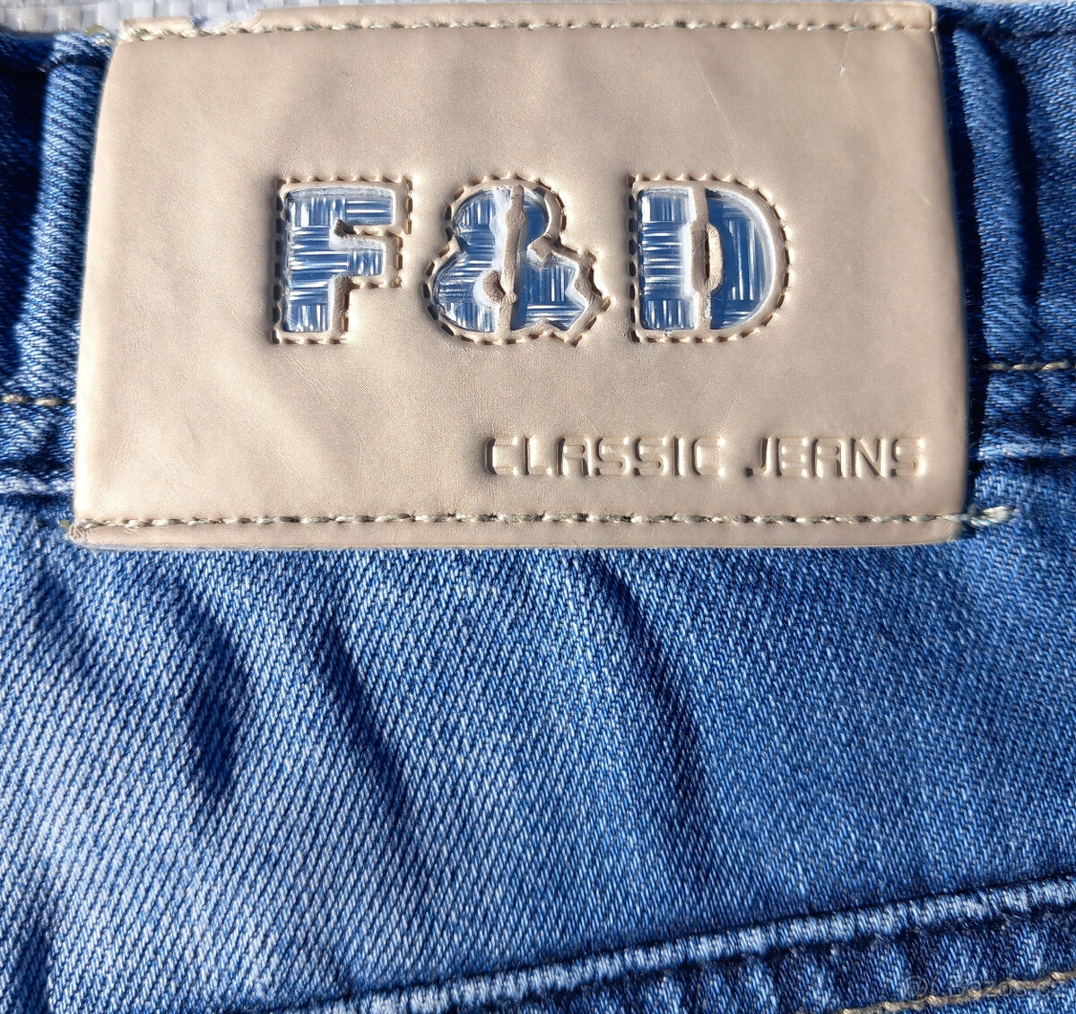 chlapecké rifle/džíny - vel. 140 - zn. F&D - 6