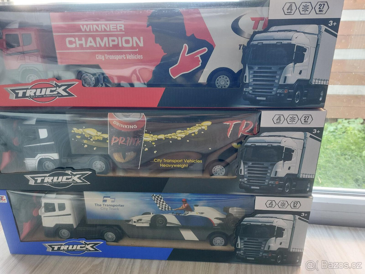 RC kamion na dálkové ovládání 49x8x12CM MOC PĚKNÝ SVÍTÍ - 6