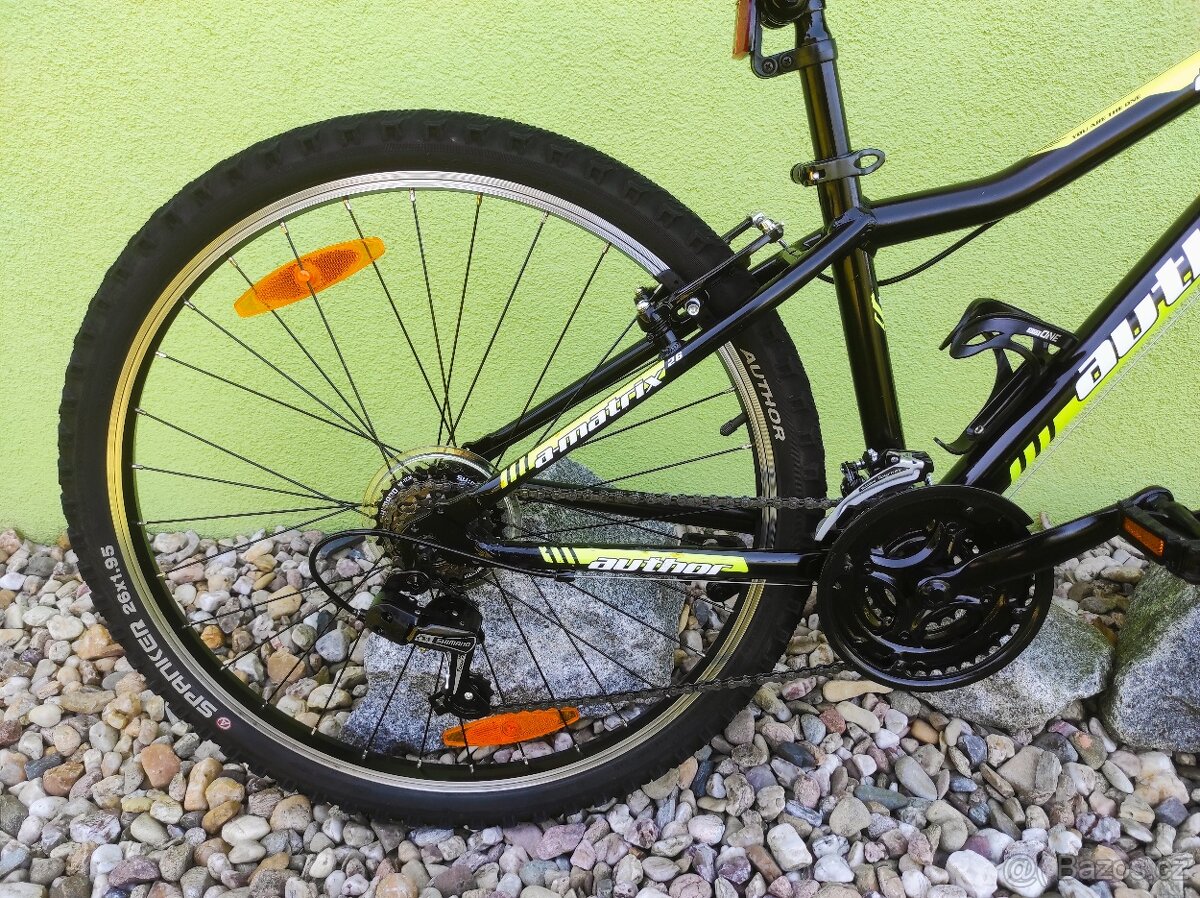 Značkové dětské kolo Author 26/13,5" (černá/žlutá) - 6