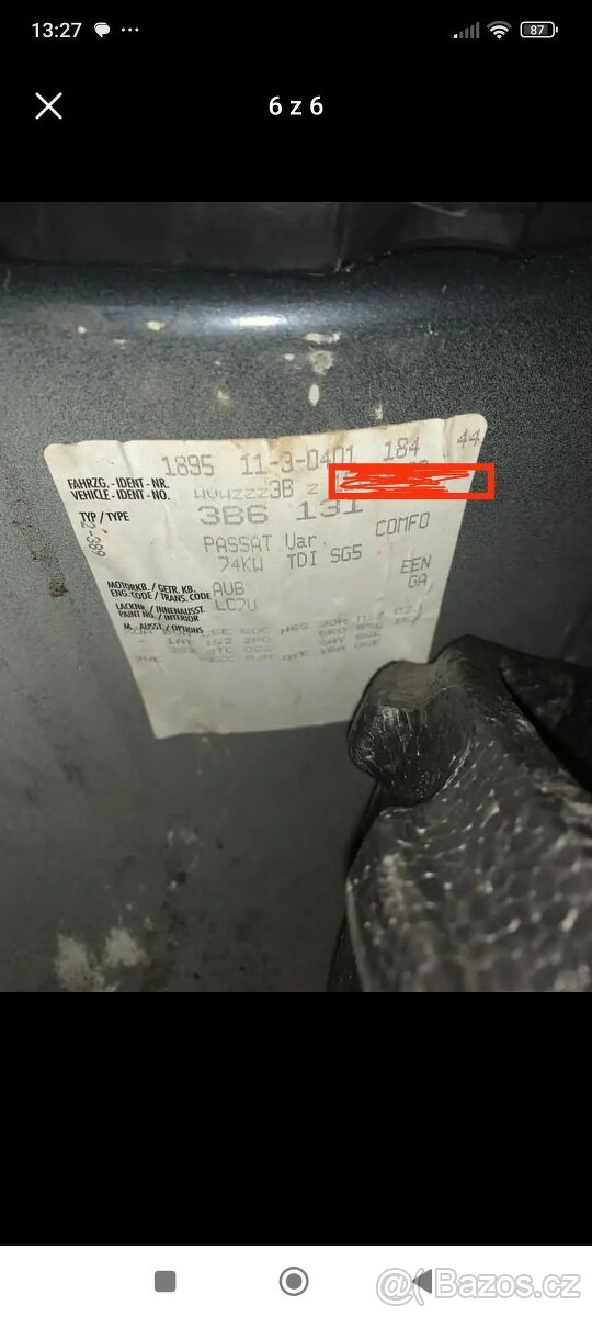 Passat B5,5 rozprodám na N.D. - 6