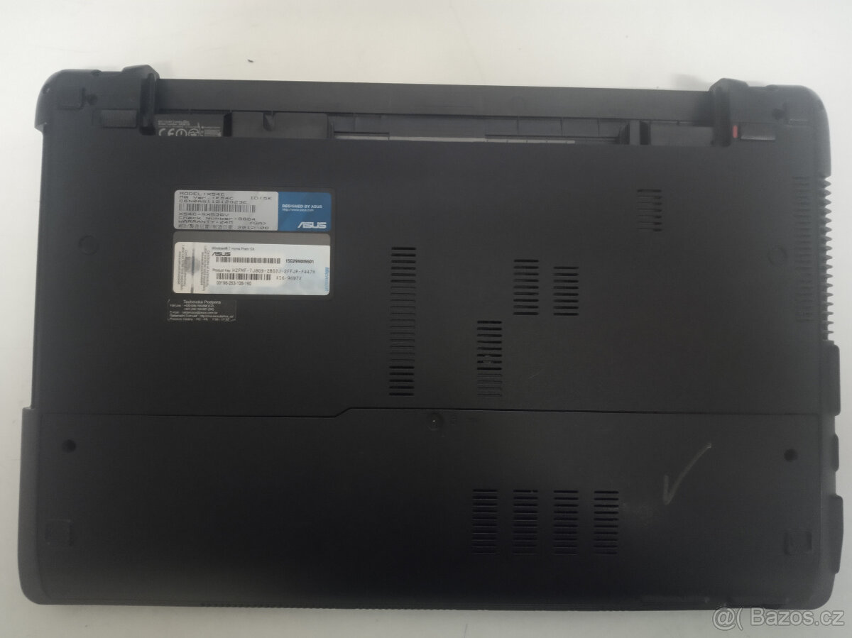 ASUS X54C (Intel Celeron B820, 4GB RAM, otestován do biosu) - 6