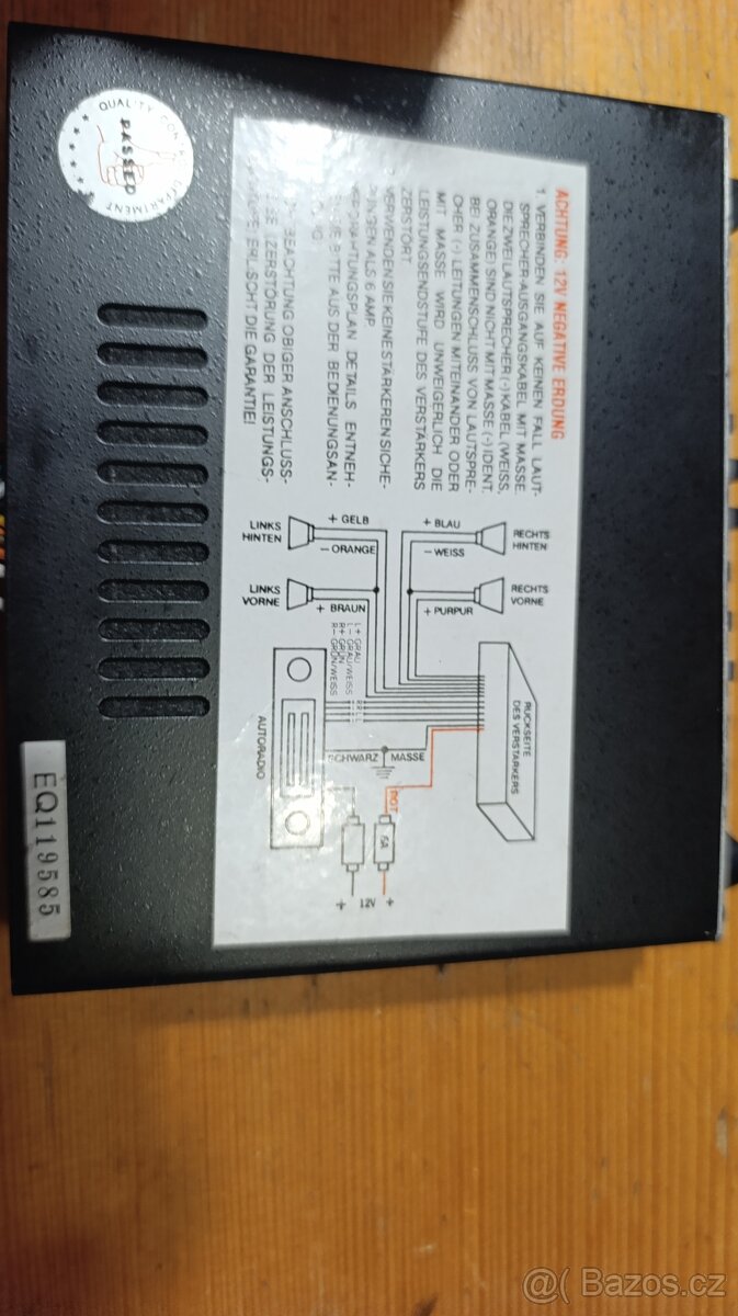Zesilovač s equalizerem Elta - 6