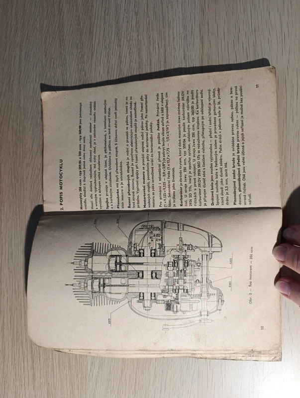 Jawa 250, 350 ccm návod k obsluze rok 1966 - 6