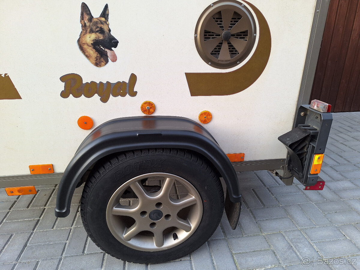 WT Metall, TH3/ROY1 přívěsný vozík pro psy - 6