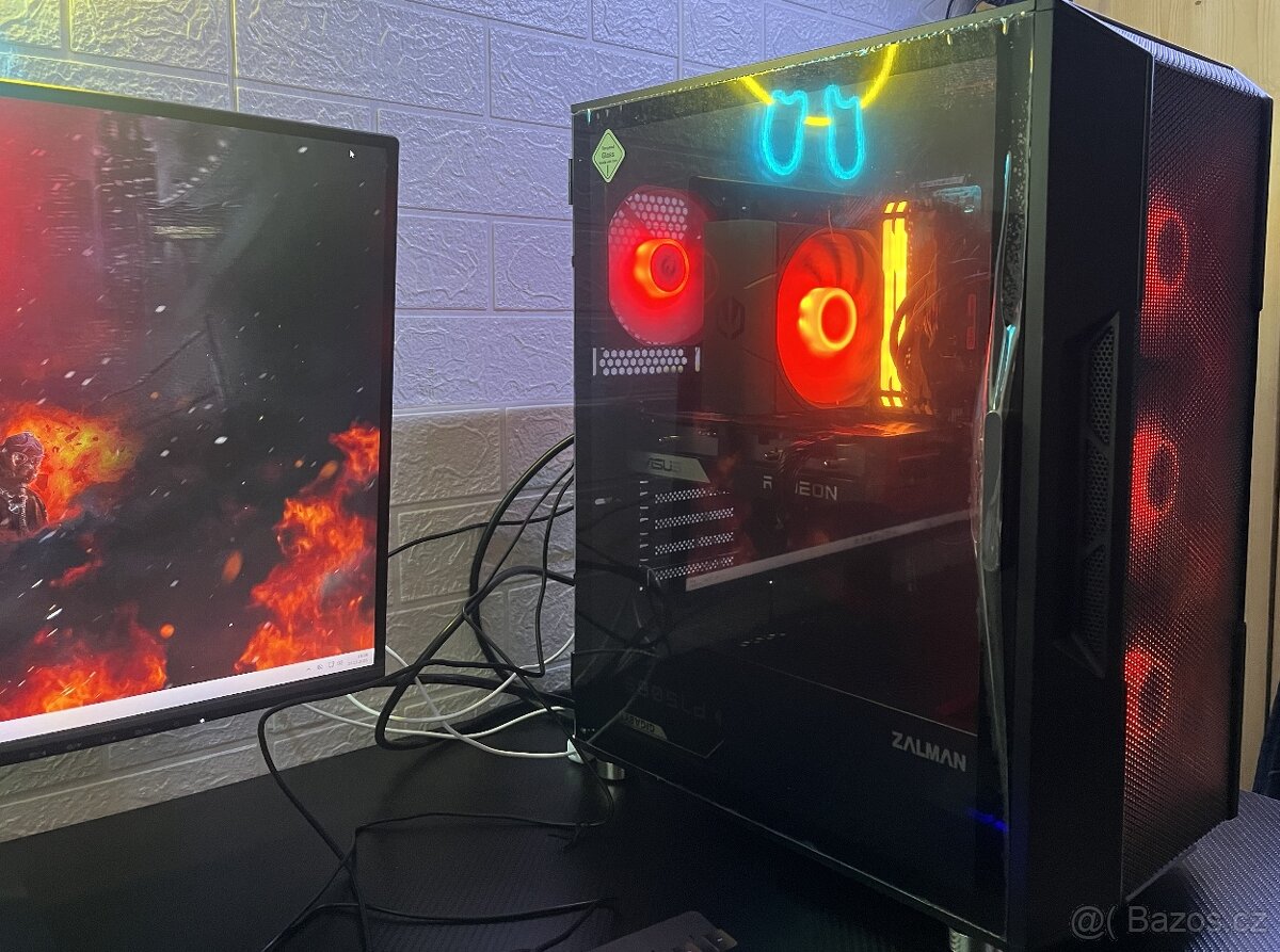 Herní PC-nové díly-záruka-vysoký výkon-2.5TB Uložiště-Wi-Fi - 6