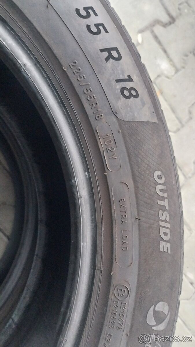 Prodám 2 x letní pneu Michelin 225/55/18 - 6