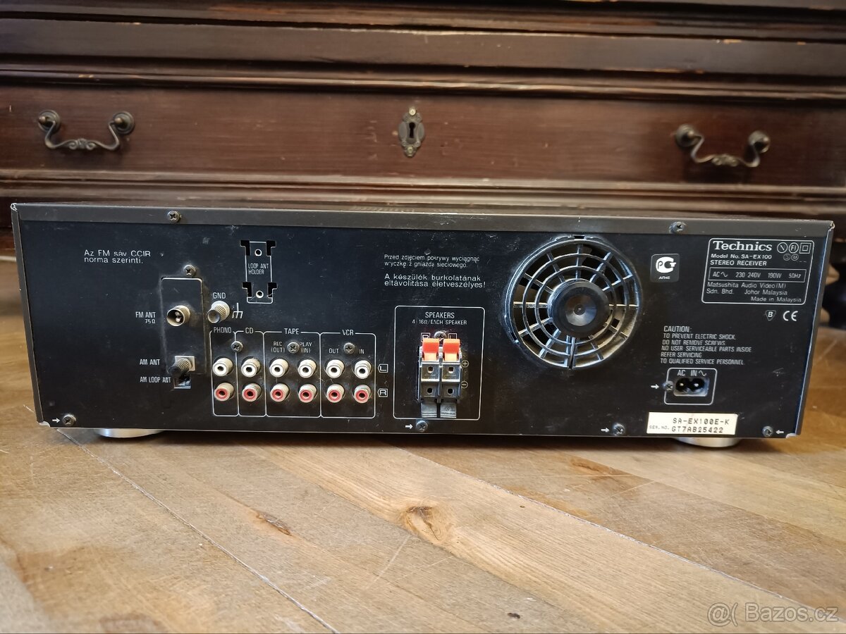 HiFi set - Technics SA-EX100 a repro Canton Fonum 250 - 6