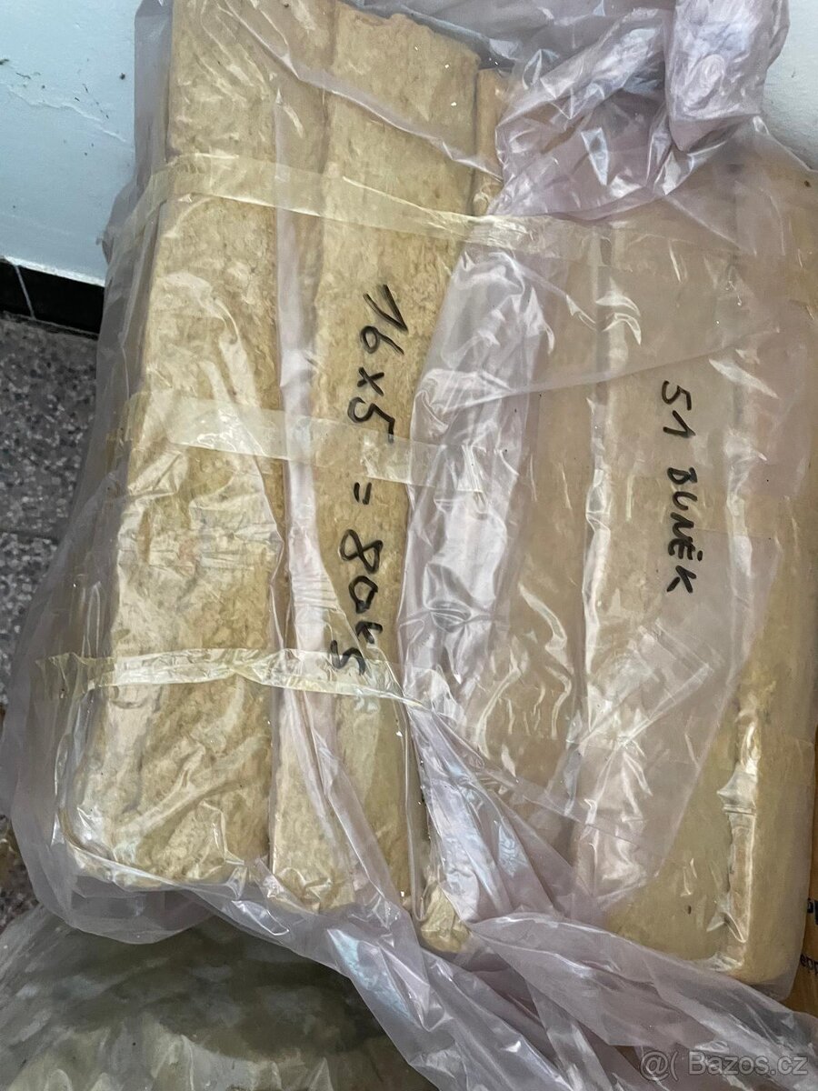 Rockwool sadbovací kostka 30x30x40 mm bez díry - 6