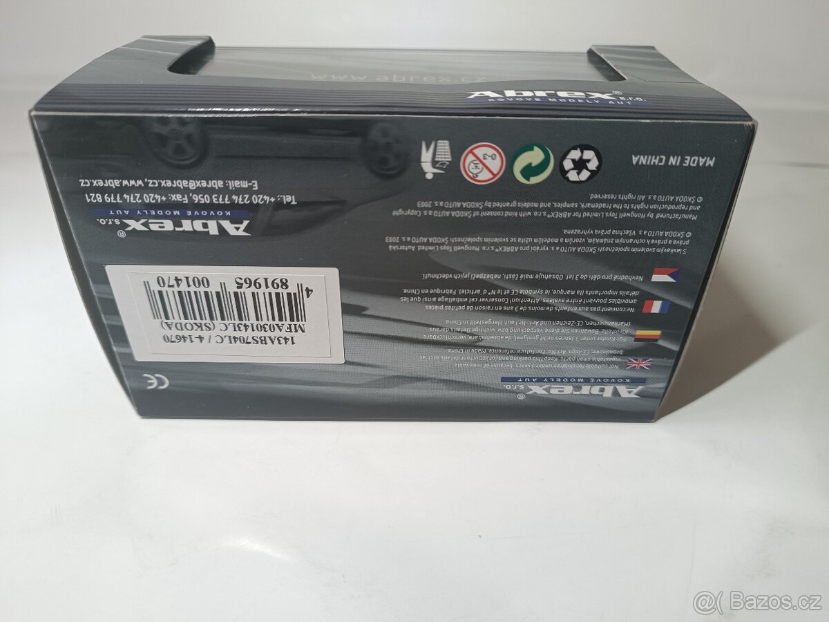 Abrex model 1/43 Škoda Octavia 1963 modrá - 6