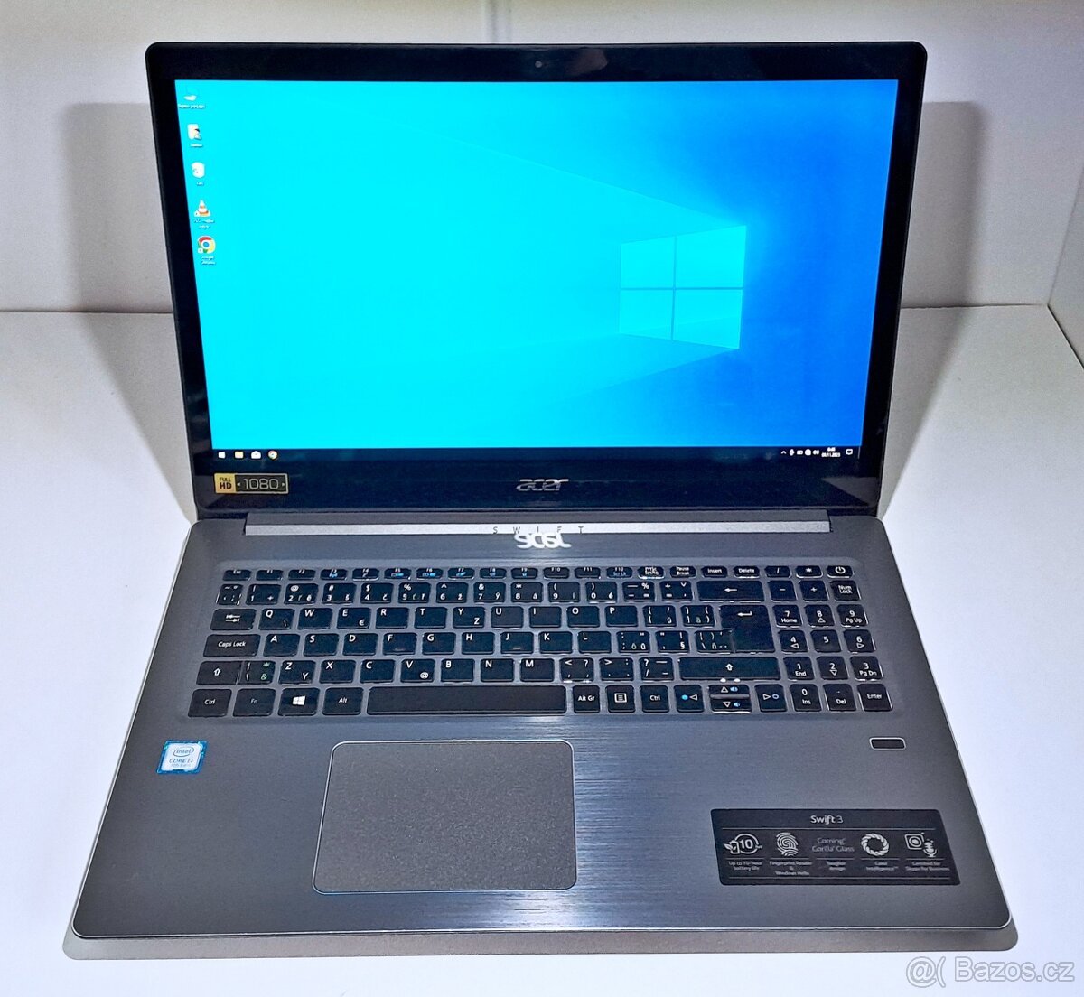 Pěkný Acer Swift 3 i3-7130U SSD256gb 8gbRAM W10 bat 6hod - 6