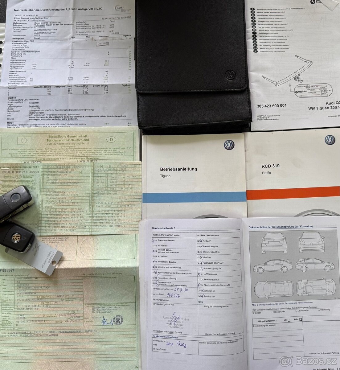 VW Tiguan 2.0TDi 103kw 2x kola / tažné zařízení / 2012 - 6