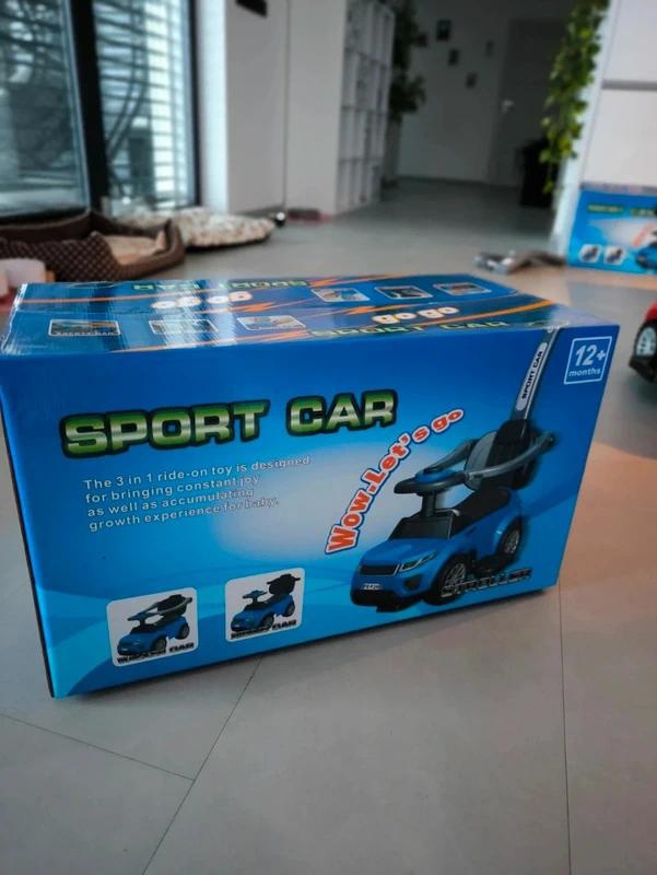 Nové dětské odrážedlo 3v1 Range Rover - červené - 6