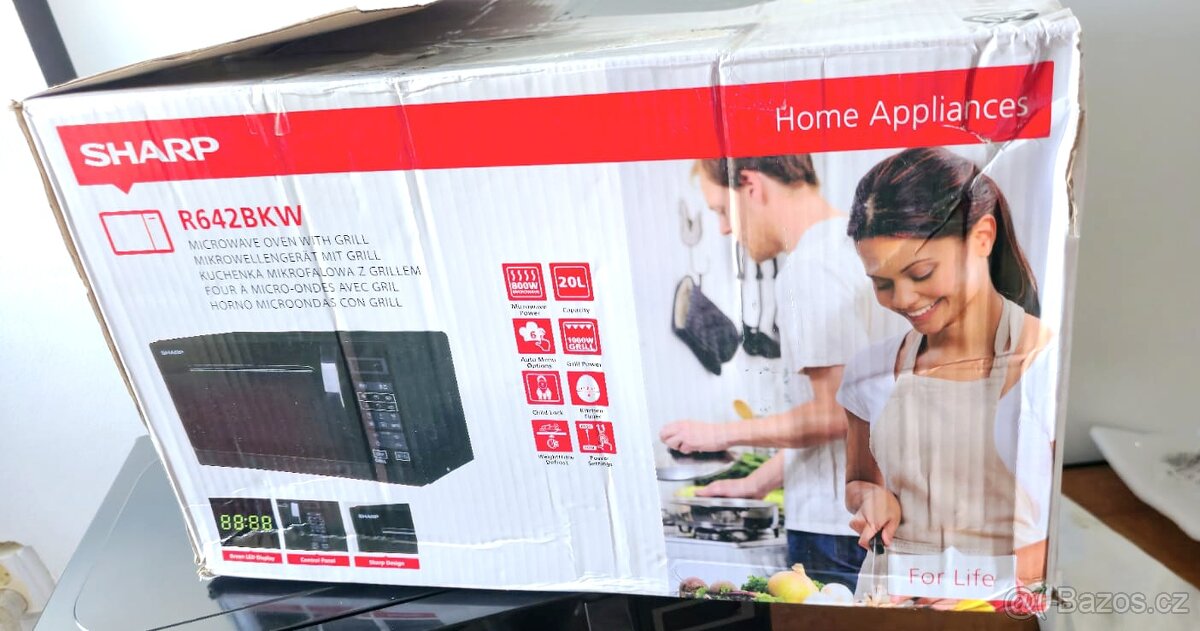 Mikrovlnná trouba Sharp R 642 BKW - 6
