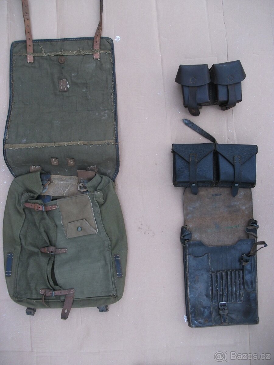 uniforma ČSLA, VB, plyn. maska, mapník, strážní boty.. - 6