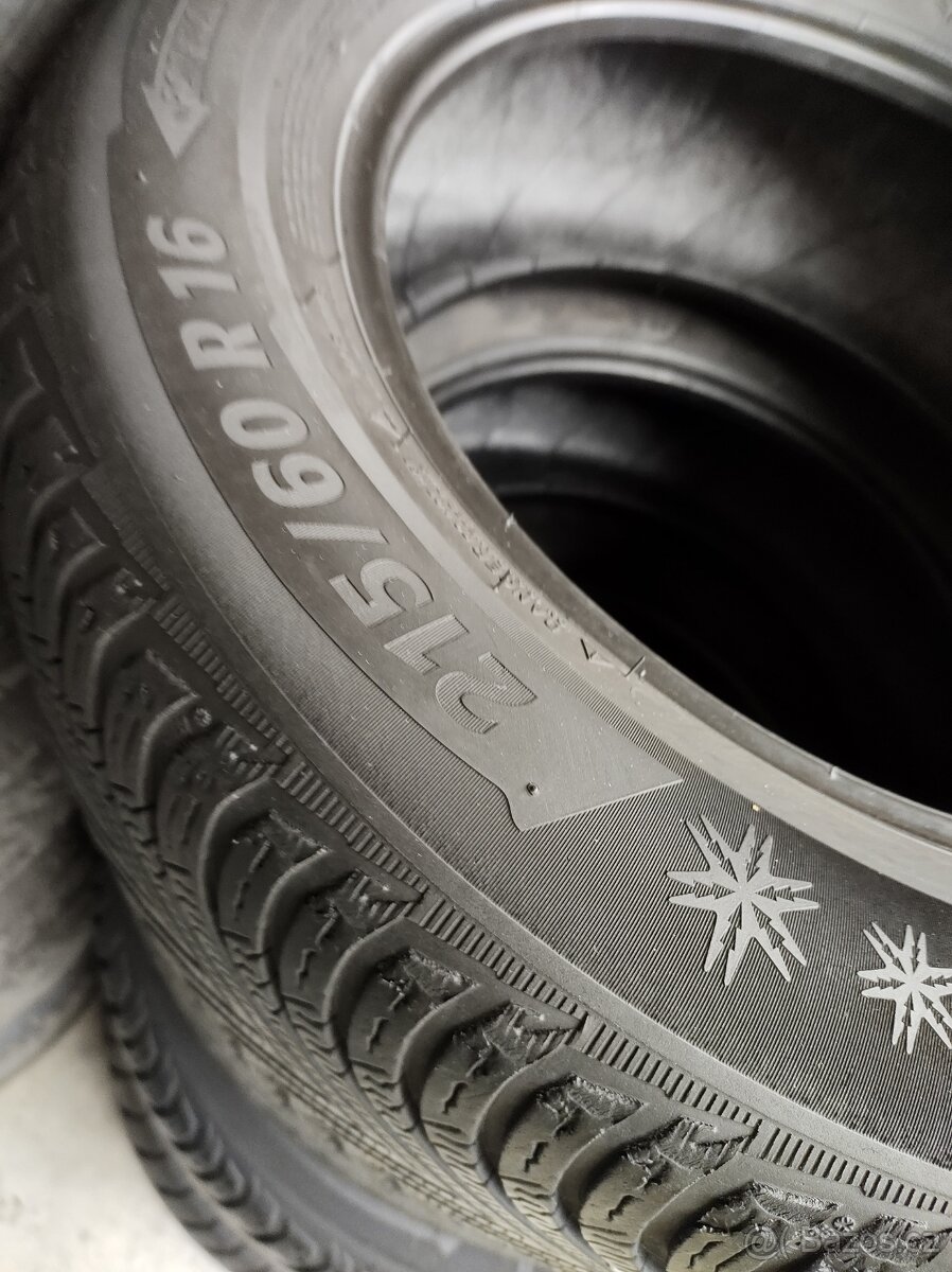 215/60 R16 M+S ZIMNÍ MICHELIN ALPIN - 4KS - LEVNĚ - 6