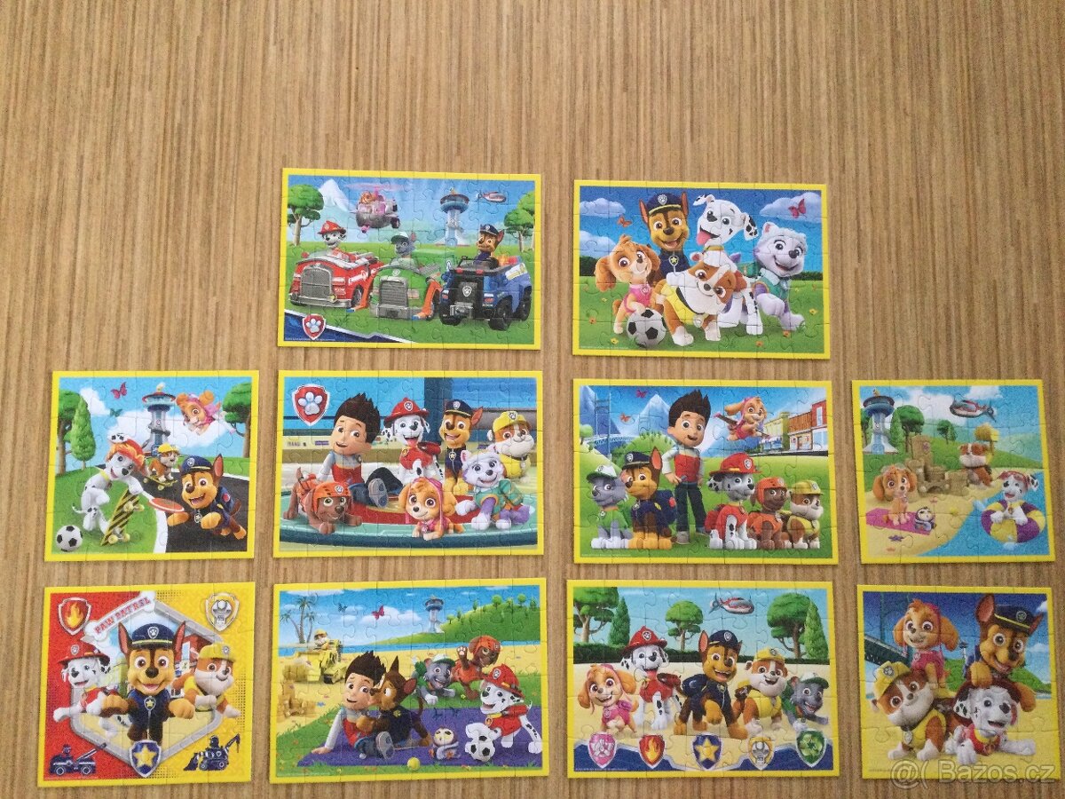 Jako nové pexeso, domino a puzzle Tlapková patrola - 6