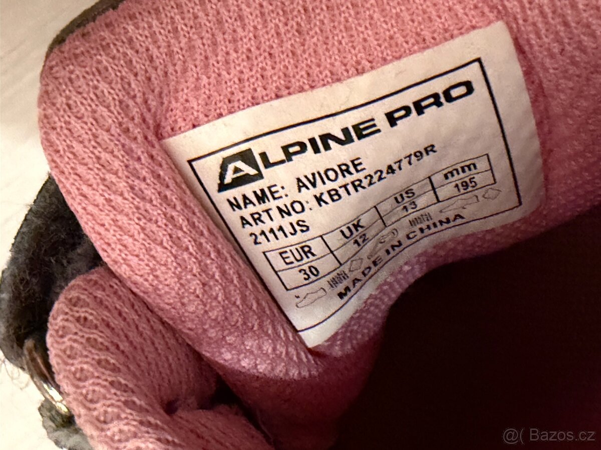 Dětské boty Alpine Pro Aviore vel. 30 (dívčí) - 6
