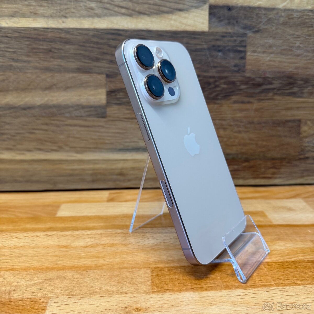 IPhone 16 Pro 128GB, pouštní Titan, 96% baterie (záruka) - 6