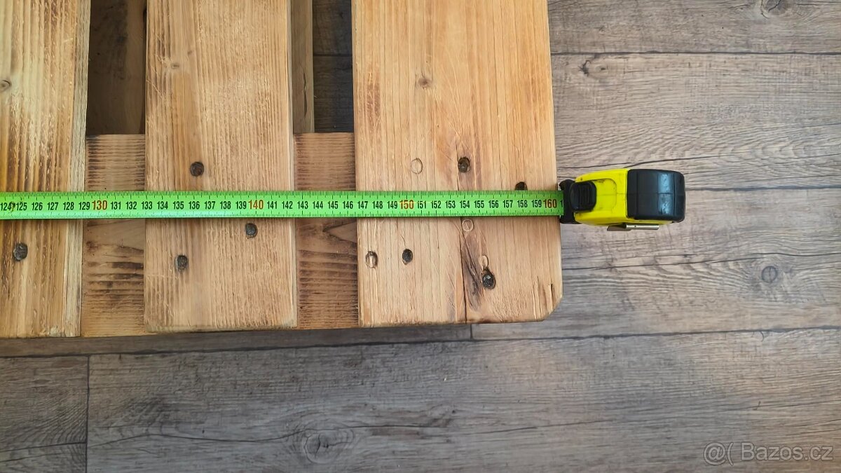 Prodám bytelnou paletovou postel EUR - 6