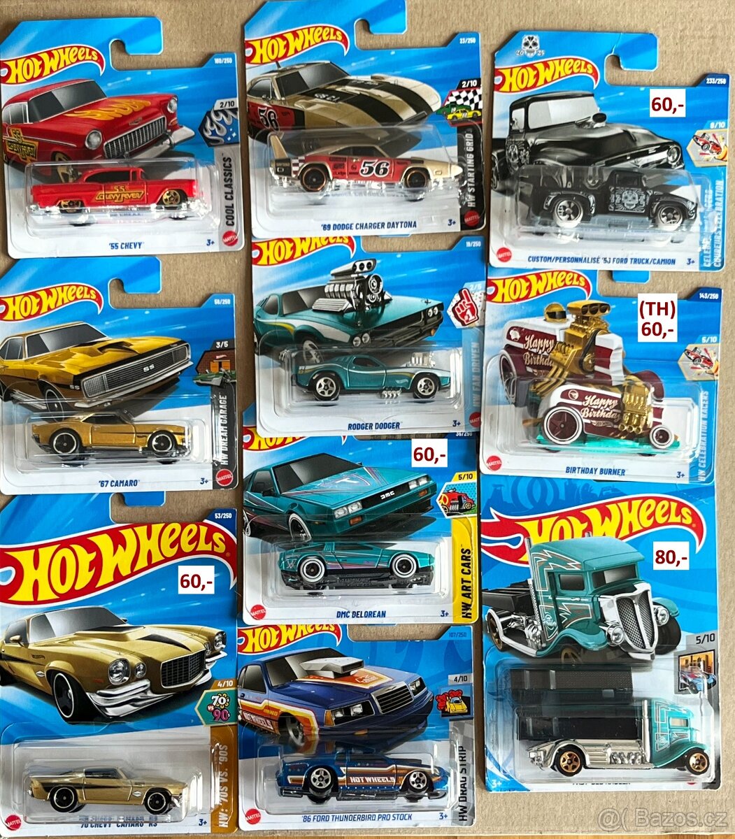 angličáky / hot wheels - 6
