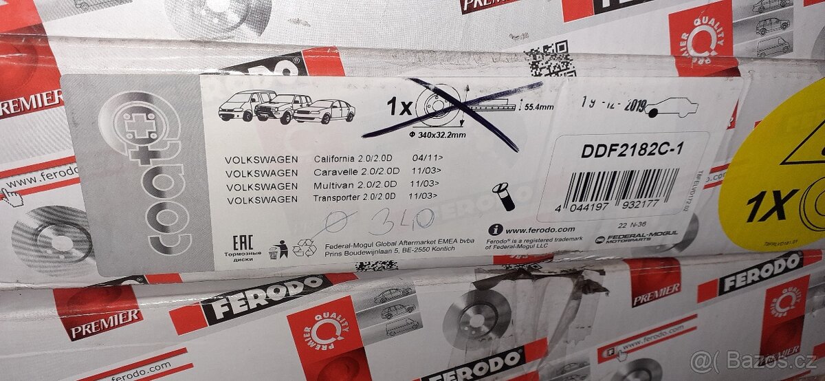 VW Transporter T5, T6 - brzd. kotouče př. NOVÉ - 6