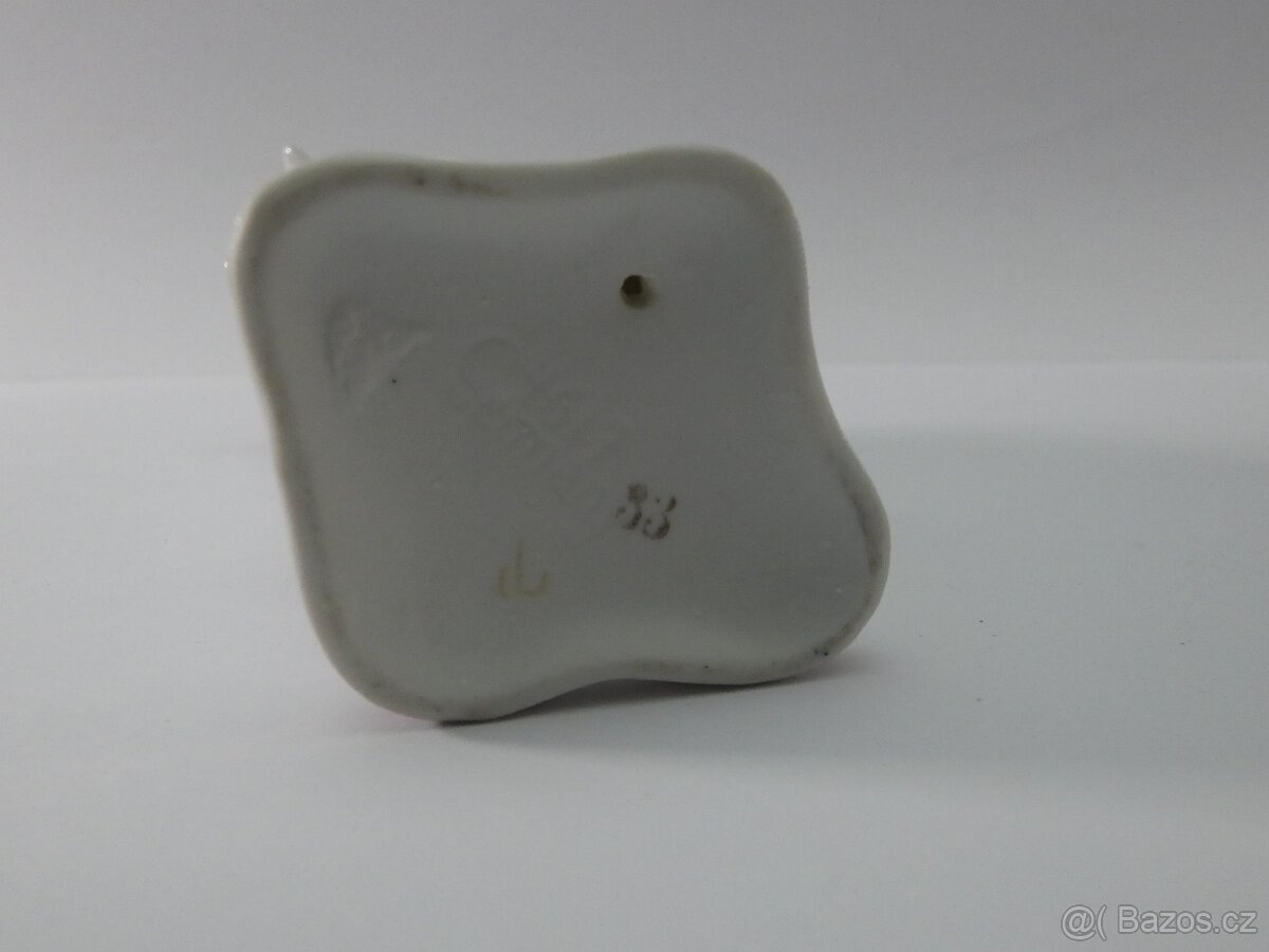 Stáry porcelánový ptáček - 6