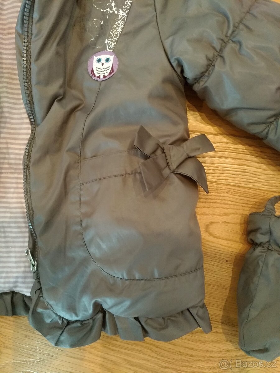 Zimní bunda s rukavicemi 92-98 - 6