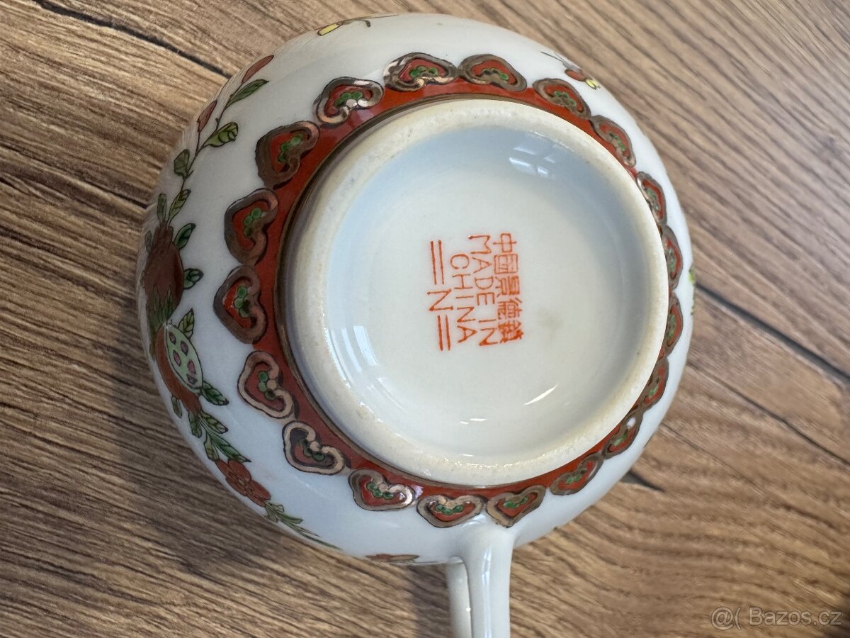 STAROŽITNÝ ČAJOVÝ SERVIS/ SOUPRAVA, Čínský porcelán - 6