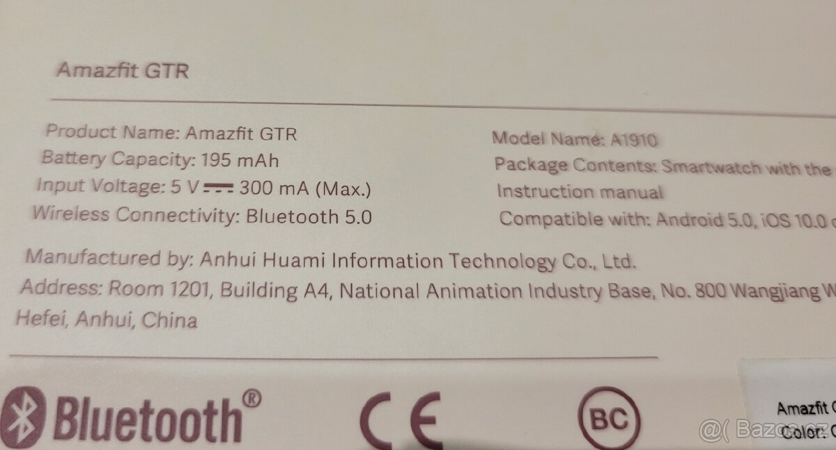 Chytré hodinky Amazfit GTR 42 mm - 6