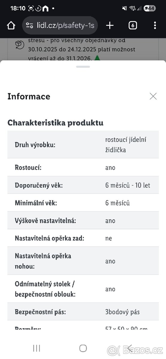 Dětská rostoucí židle - 6