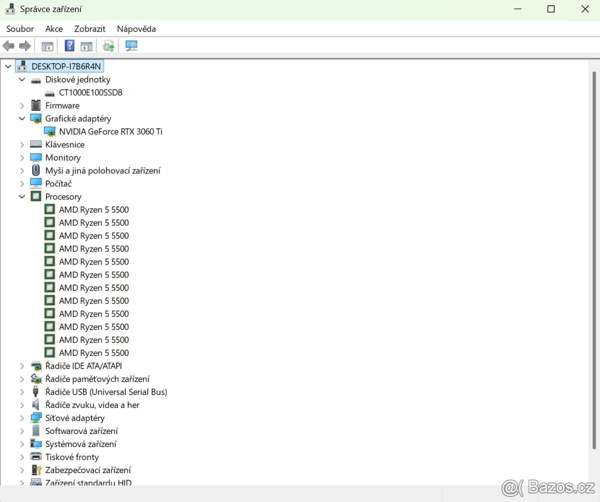✅Herní PC-RYZEN 5 5500,RTX 3060Ti- - 6