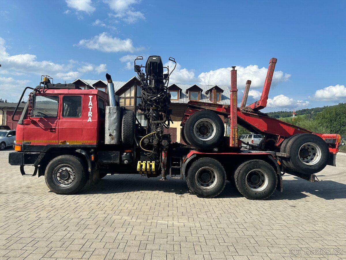 Tatra T815 lesovoz, návadzací, nesený vlek - 6