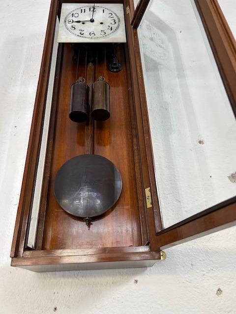 Závažové hodiny - artdeco Gustav Becker. - 6