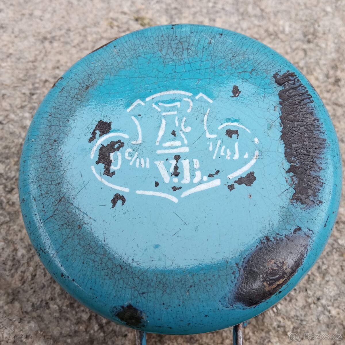 Smaltované modré nádobíčko pro panenky - 6