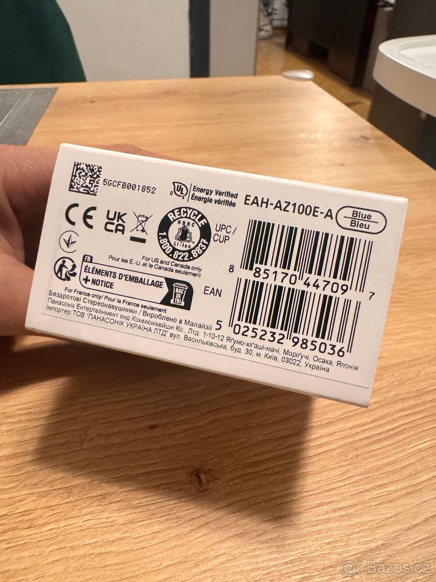 Nová neotevřená Sluchátka Technics AŽ 100 blue - 6