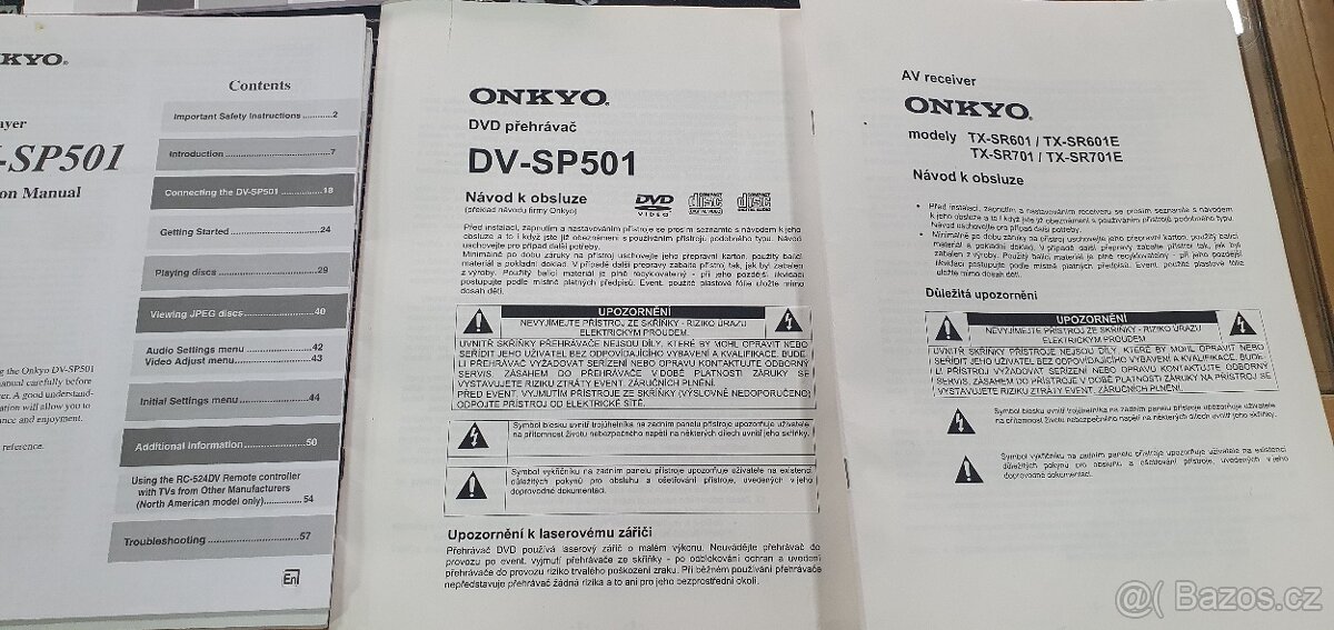 Receiver + DVD Onkyo , záruka - 6