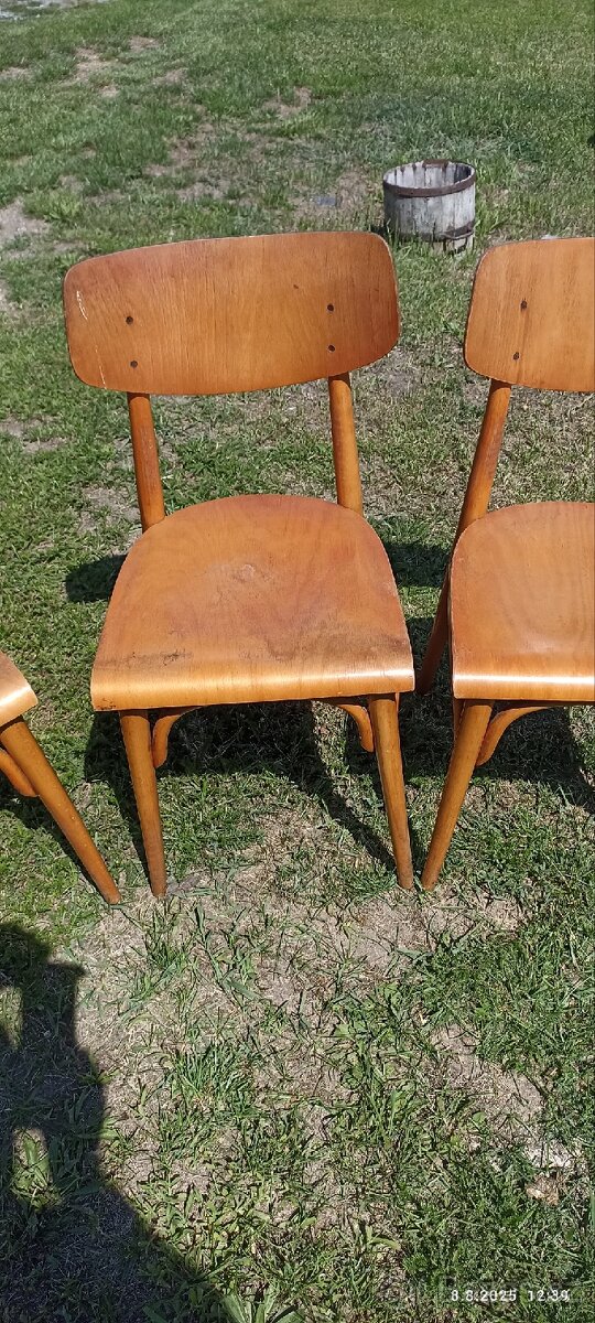 Ton židle čtyři kousky solidní stav - 6