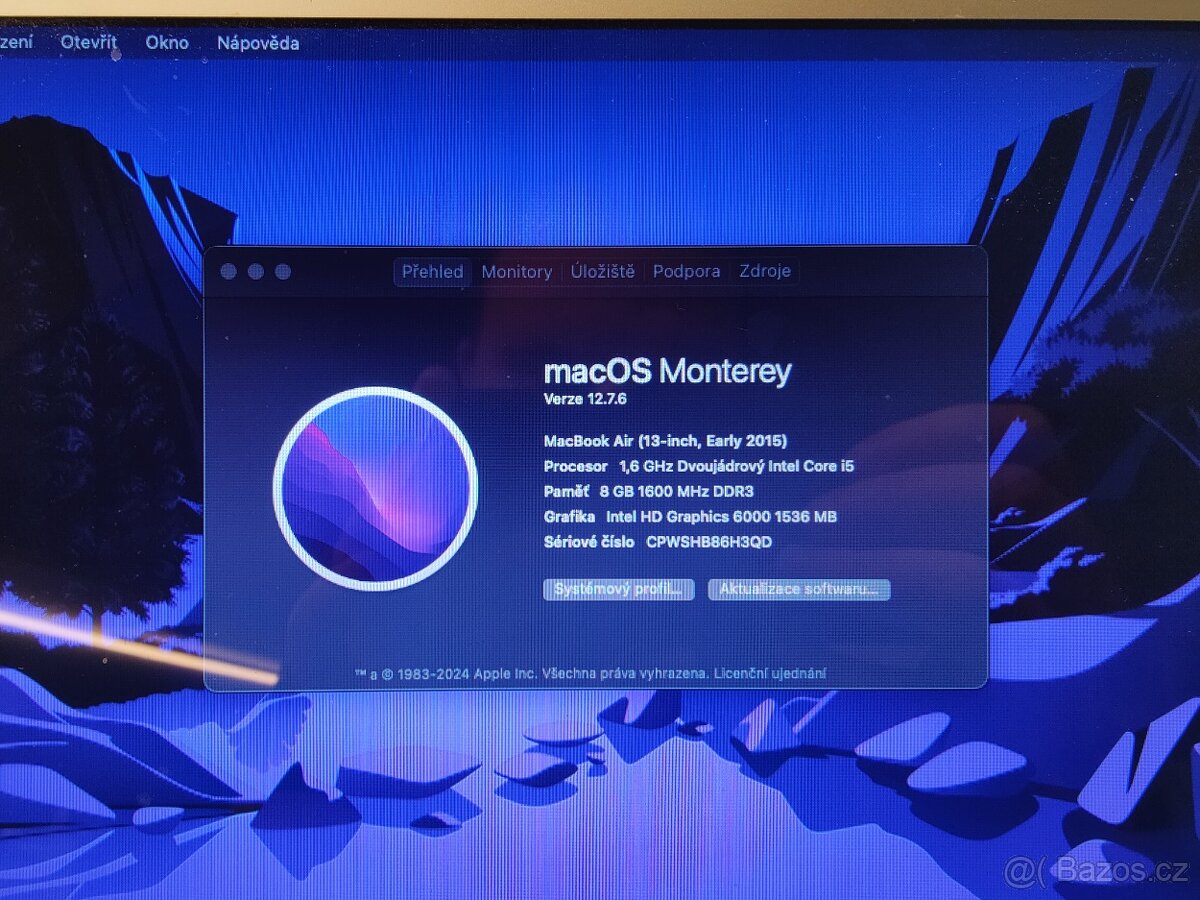 Macbook Air 13" Early 2015 - NOVÁ BATERIE - 6