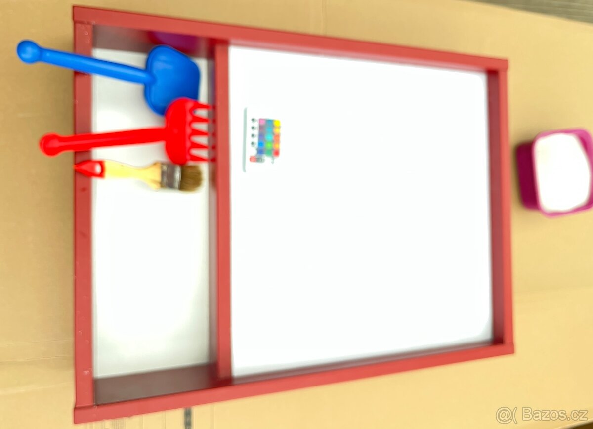 Světelný stůl pro malování v písku – ručně vyráběný lightbox - 6