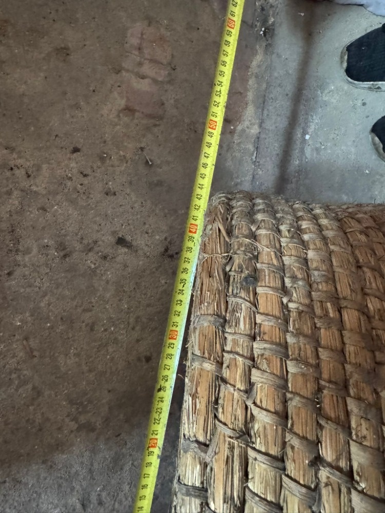 Nádoba ze slámy na peří , 2 ks ošatky - 6