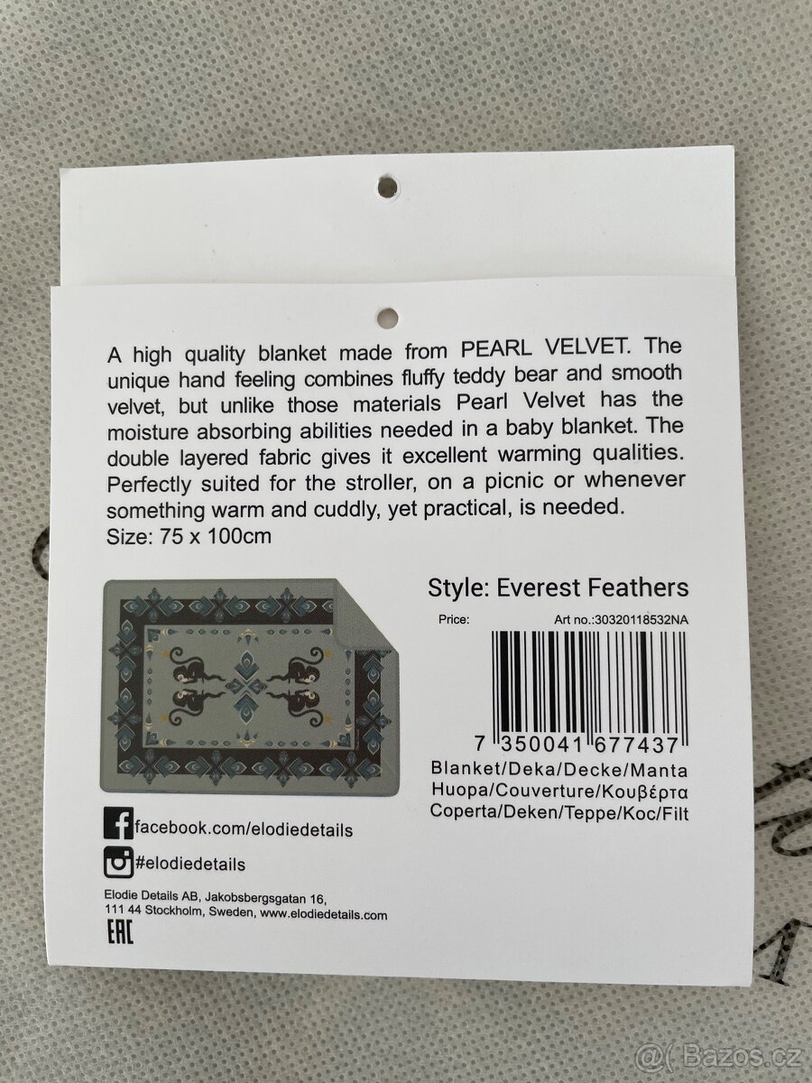 Podložka do kočárku a deka Elodie Details - 6