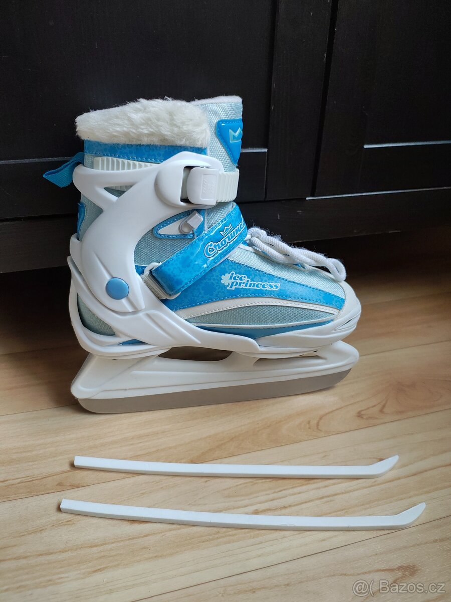 Dětské brusle rostoucí vel. 35-38- jako nové - 6